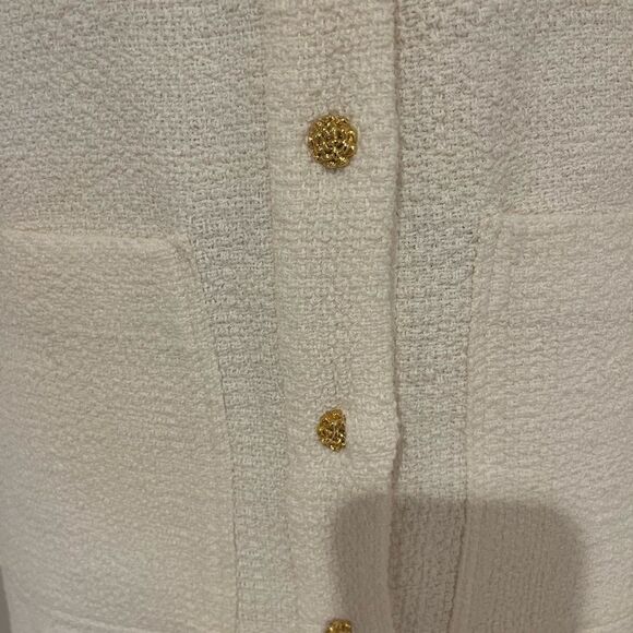 Zara‎ NWT jacket dress with golden buttons women’s Small - Picture 4 of 5